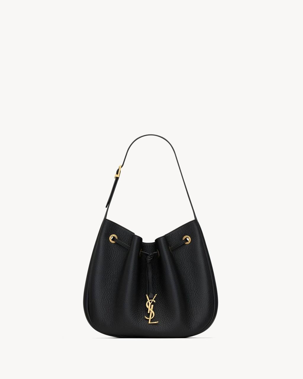 Cuero | Paris VII Small Hobo Bag in Grained Deer Leather