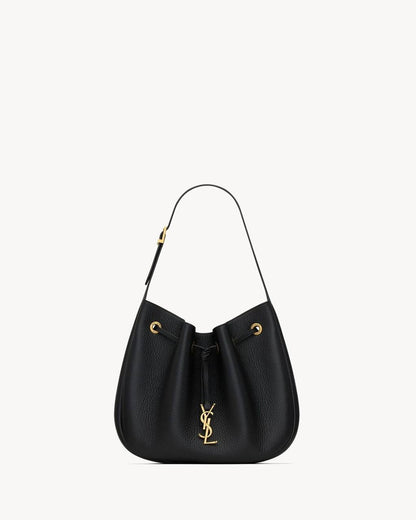 Cuero | Paris VII Small Hobo Bag in Grained Deer Leather