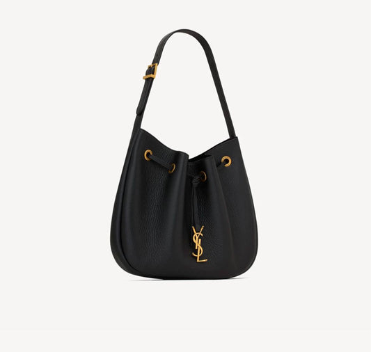 Cuero | Paris VII Small Hobo Bag in Grained Deer Leather