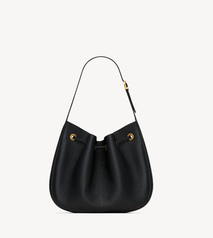 Cuero | Paris VII Small Hobo Bag in Grained Deer Leather