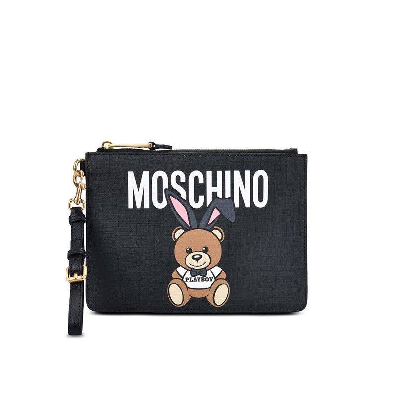 Cuero | Playboy Teddy Bear Clutch Black