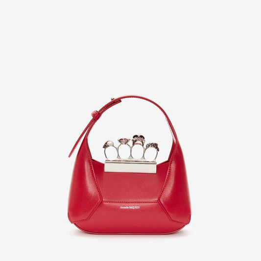 Cuero | ALEXANDER MCQUEEN Jewelled mini embellished leather tote