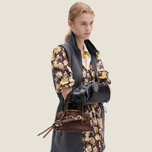 Cuero | Aventure small nappa leather bag
