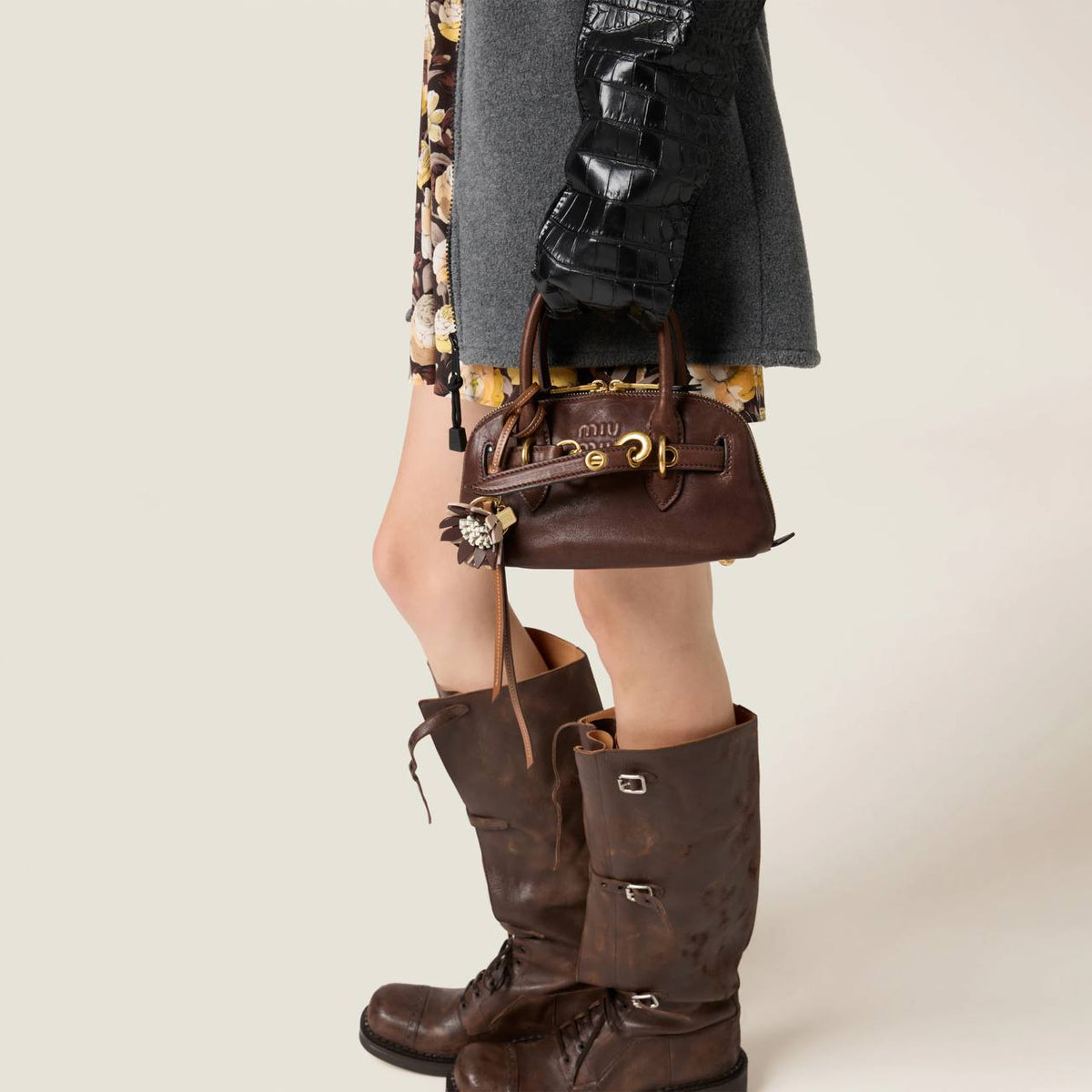 Cuero | Aventure small nappa leather bag