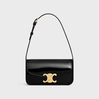 Cuero | SHOULDER BAG TERENCE in PATENT CALFSKIN