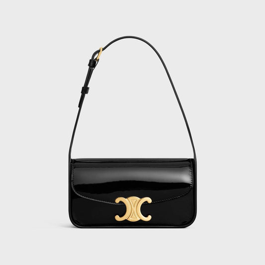 Cuero | SHOULDER BAG TERENCE in PATENT CALFSKIN