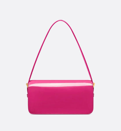 Cuero | Miss Flap Bag Fuchsia Patent Calfskin