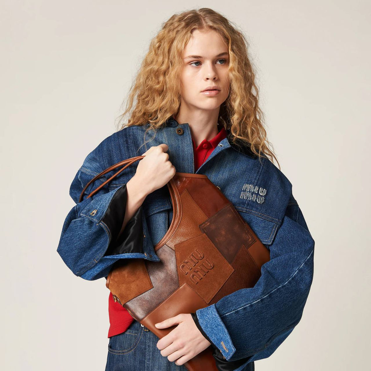 Cuero | IVY leather patchwork bag