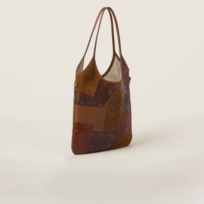 Cuero | IVY leather patchwork bag