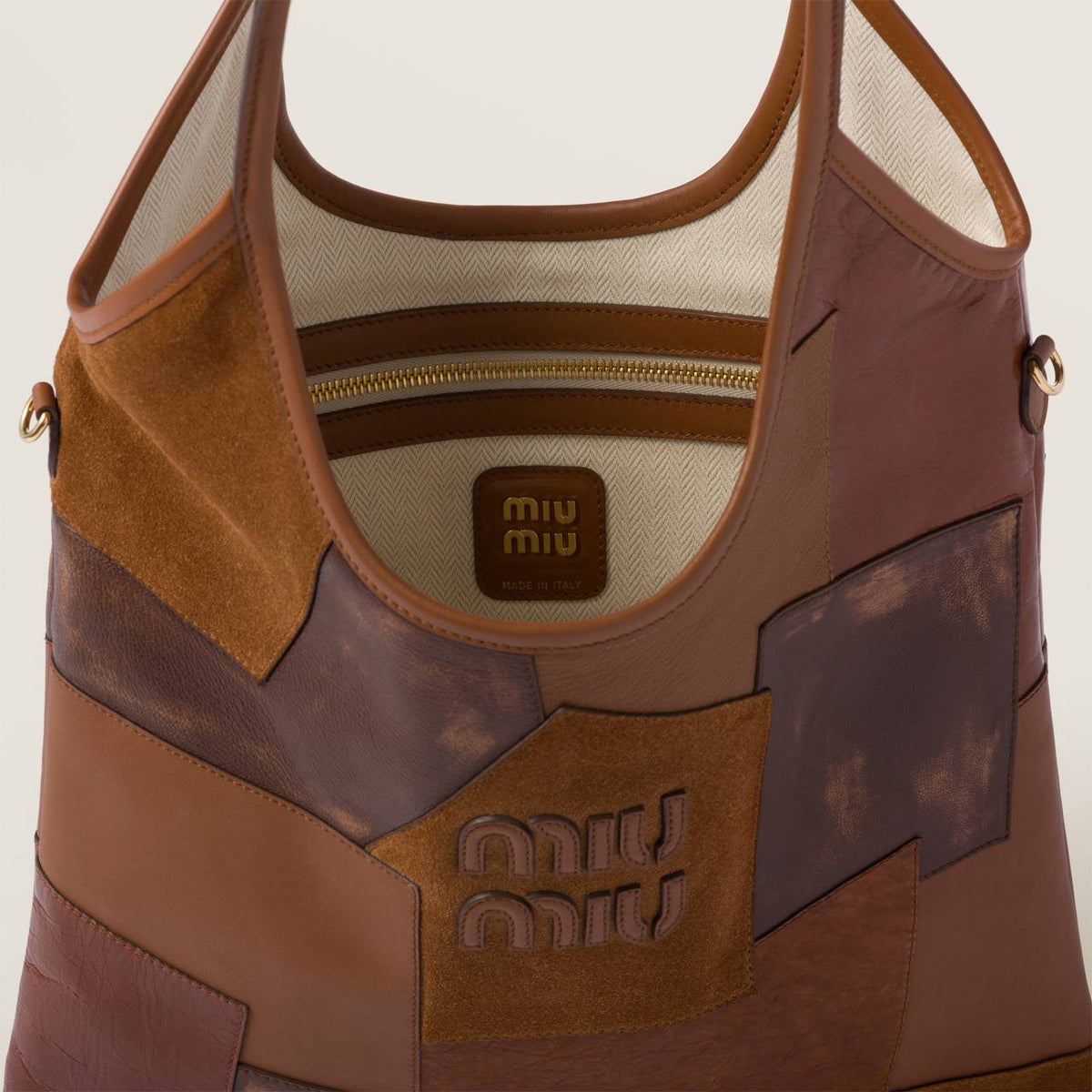 Cuero | IVY leather patchwork bag
