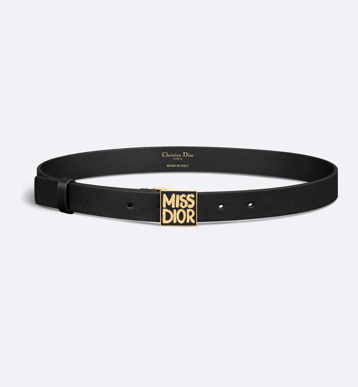 Cuero | Miss Graffiti Belt Black