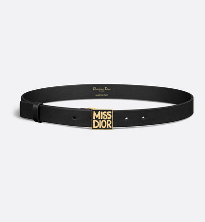 Cuero | Miss Graffiti Belt Black
