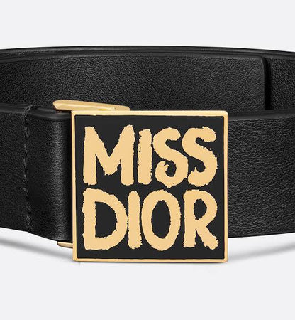 Cuero | Miss Graffiti Belt Black