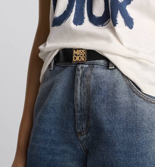 Cuero | Miss Graffiti Belt Black