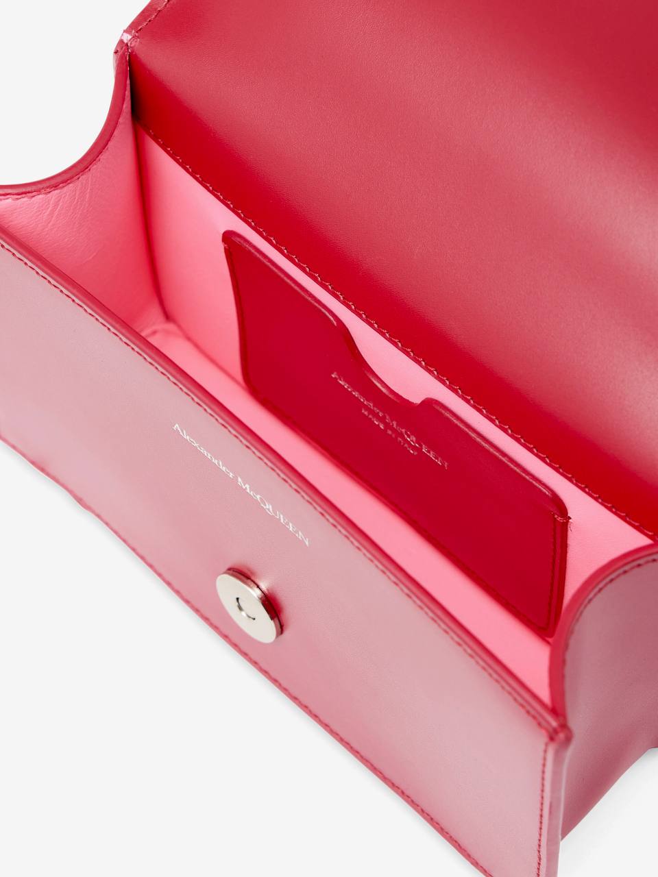 Cuero | Women's The Biker Mini Jewelled Satchel in Lipstick Red