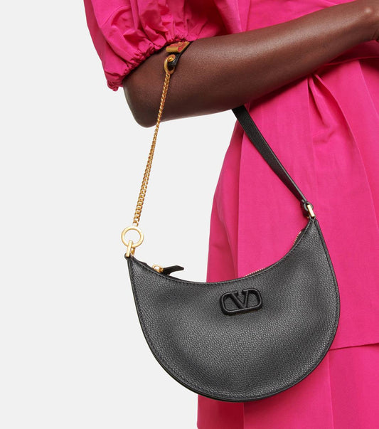 Cuero | Garavani VLogo Signature Mini leather shoulder bag