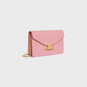 CELINE WALLET ON CHAIN MARGO IN SHINY CALFSKIN