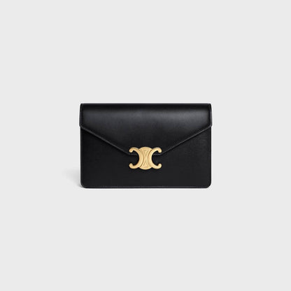 Cuero | WALLET ON CHAIN MARGO IN SHINY CALFSKIN