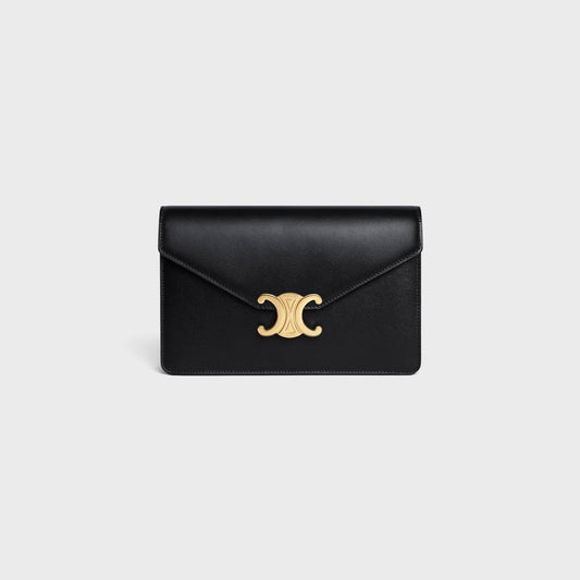 Cuero | WALLET ON CHAIN MARGO IN SHINY CALFSKIN