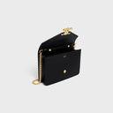 CELINE WALLET ON CHAIN MARGO IN SHINY CALFSKIN