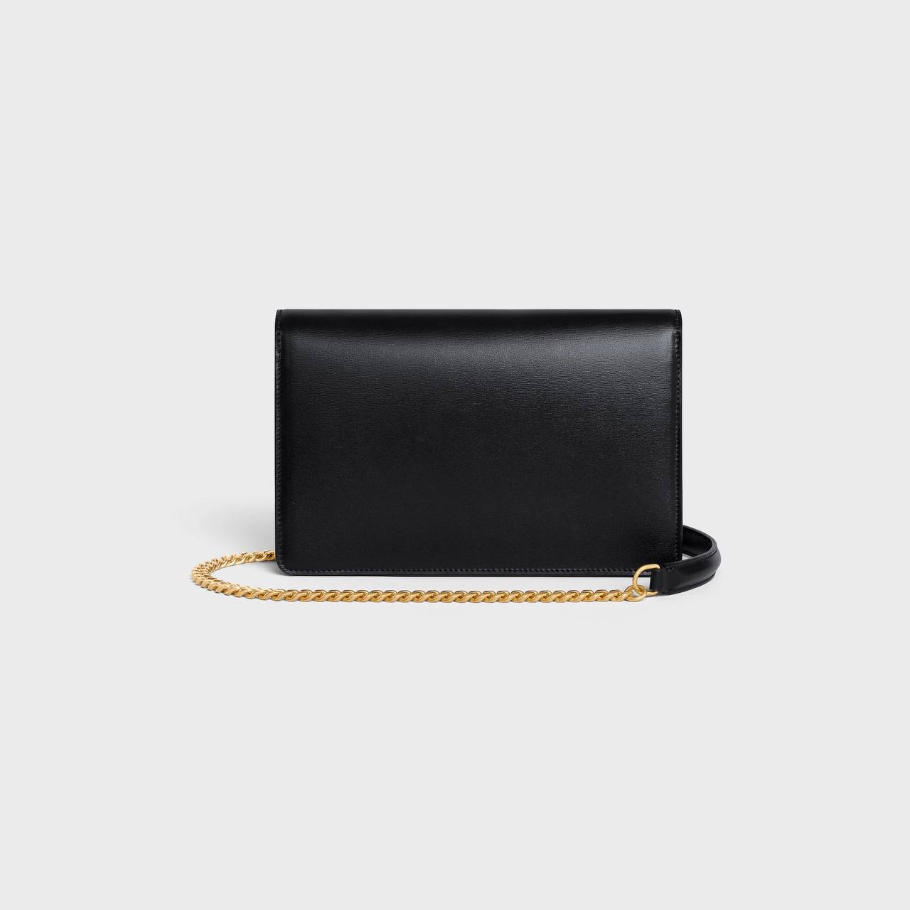 Cuero | WALLET ON CHAIN MARGO IN SHINY CALFSKIN