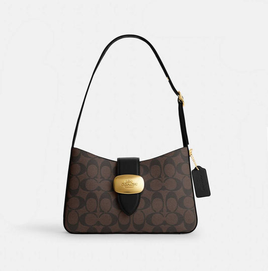 Cuero | Eliza Shoulder Bag In Signature Canvas