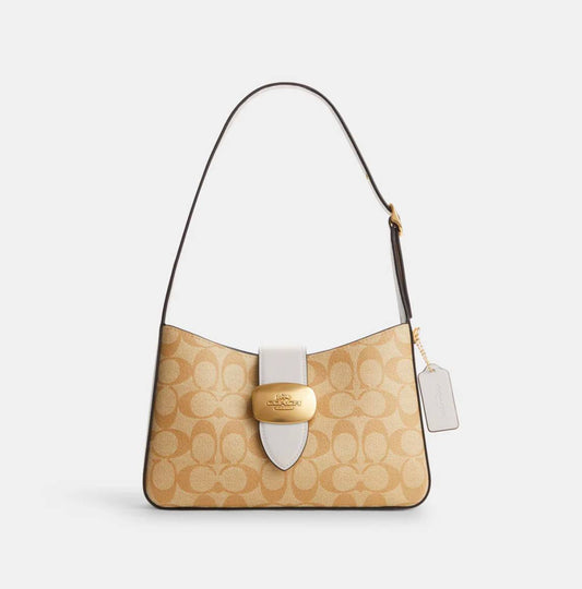 Cuero | Eliza Shoulder Bag In Signature Canvas