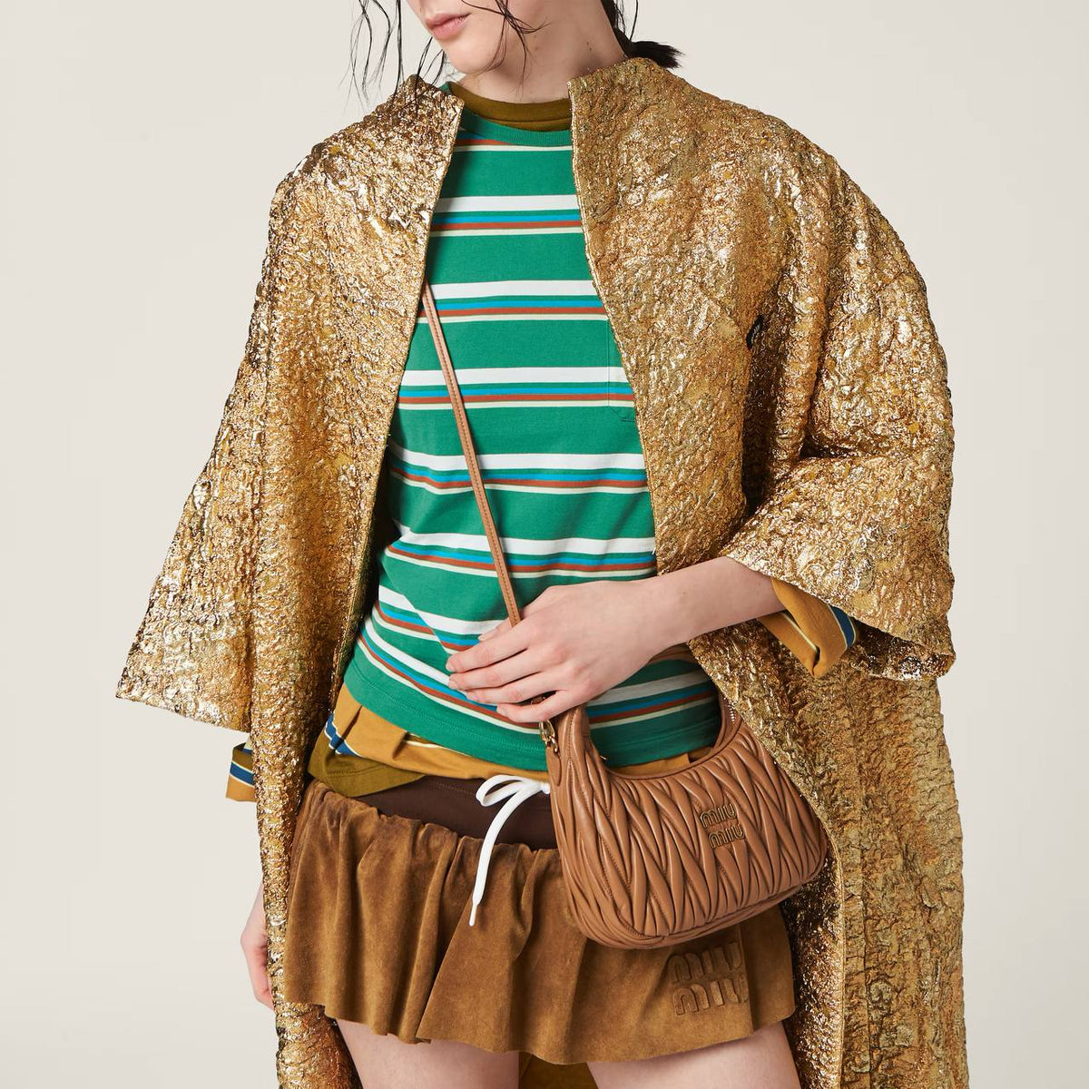 Cuero | Wander matelassé nappa leather hobo bag