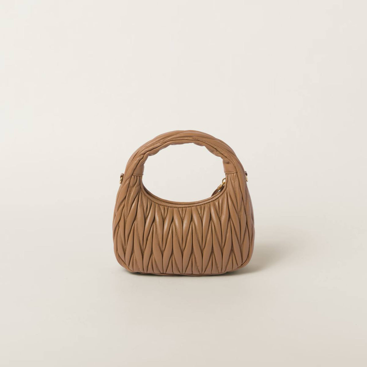 Cuero | Wander matelassé nappa leather hobo bag