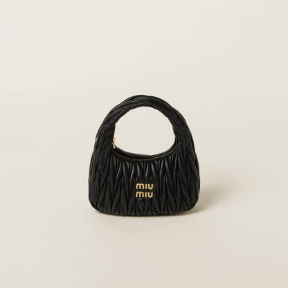 Cuero | Wander matelassé nappa leather hobo bag