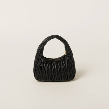 Cuero | Wander matelassé nappa leather hobo bag