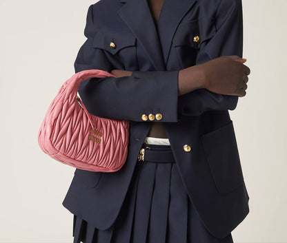 Cuero | Wander matelassé nappa leather hobo bag