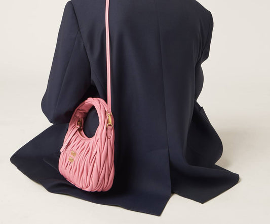 Cuero | Wander matelassé nappa leather hobo bag