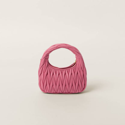 Cuero | Wander matelassé nappa leather hobo bag
