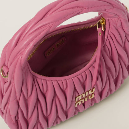 Cuero | Wander matelassé nappa leather hobo bag