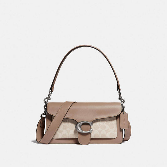 Cuero | TABBY SHOULDER BAG 26 IN SIGNATURE CANVAS