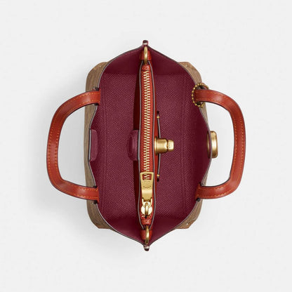 Cuero | Willow Tote Bag 18 In Signature Canvas