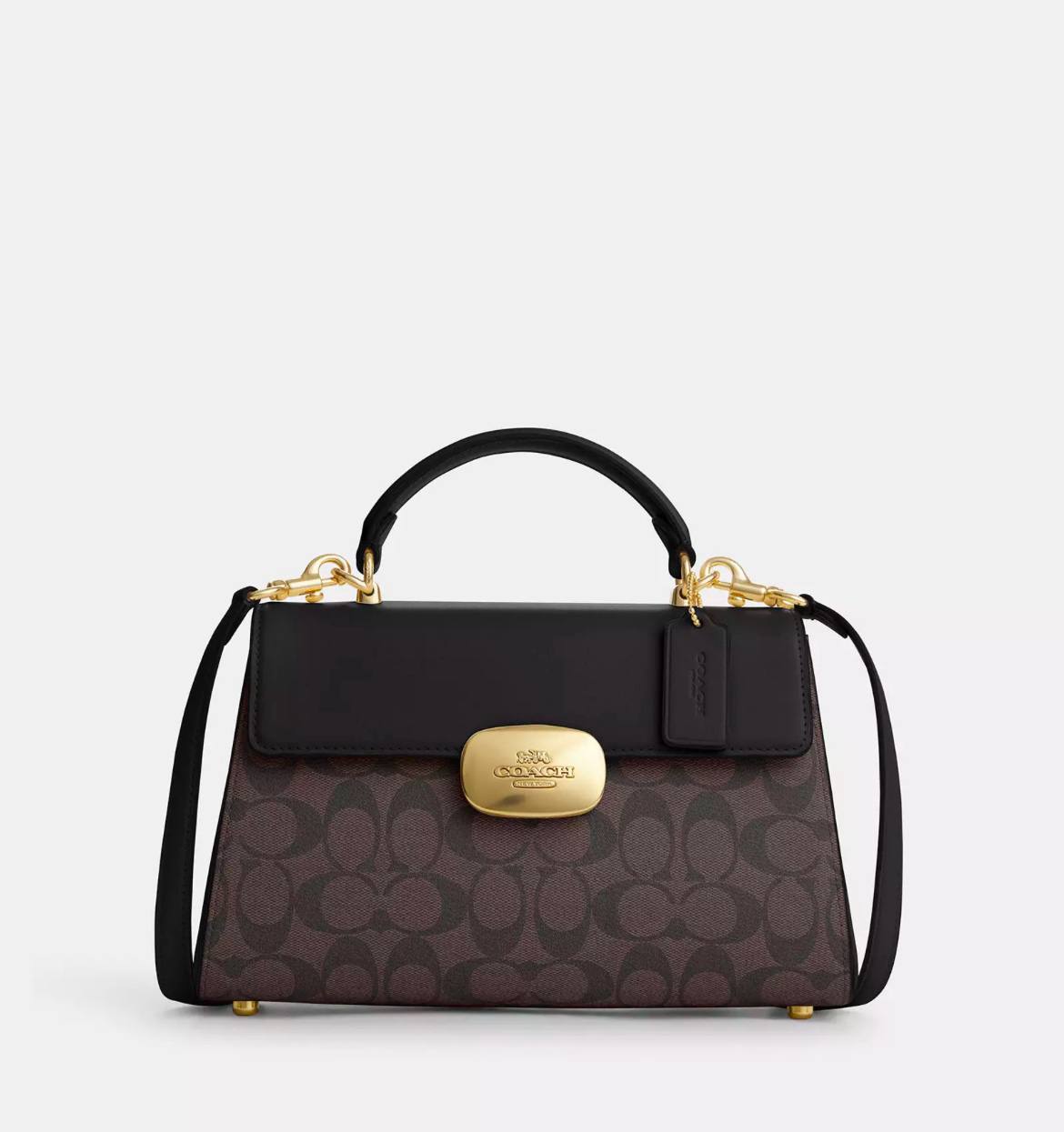 Cuero | Eliza Top Handle Bag In Signature Canvas