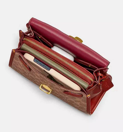 Cuero | Sammy Top Handle Bag In Signature Canvas