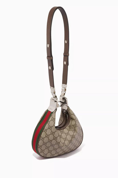 Cuero | Attache Small Shoulder Bag in GG Supreme Canvas