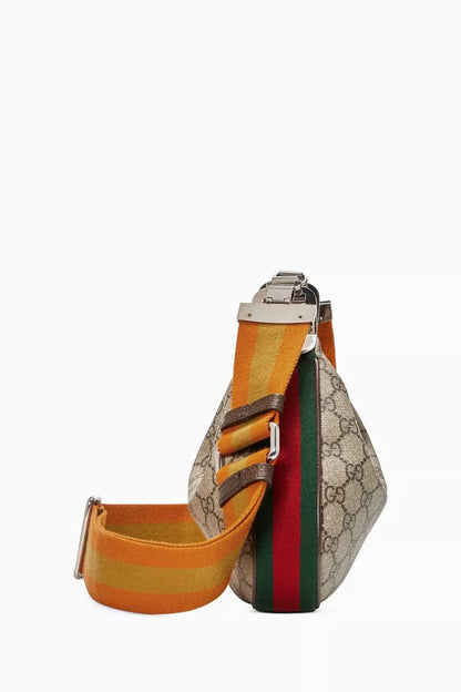 Cuero | Attache Small Shoulder Bag in GG Supreme Canvas