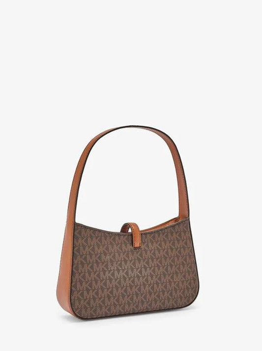 Cuero | MK LYRA SMALL SIGNATURE LOGO POCHETTE