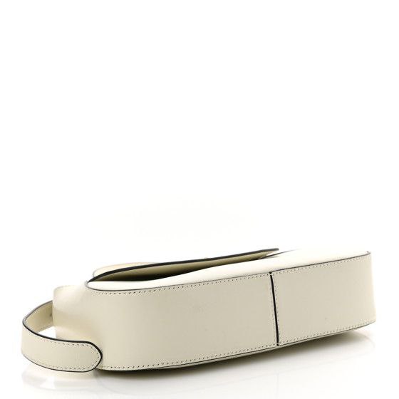 Cuero | White Brushed Leather Shoulder Bag