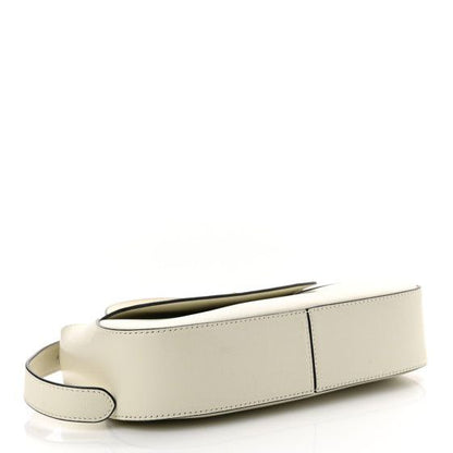 Cuero | White Brushed Leather Shoulder Bag