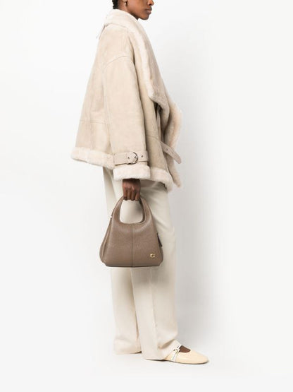 Cuero | Lana 23 small leather Grap Bag