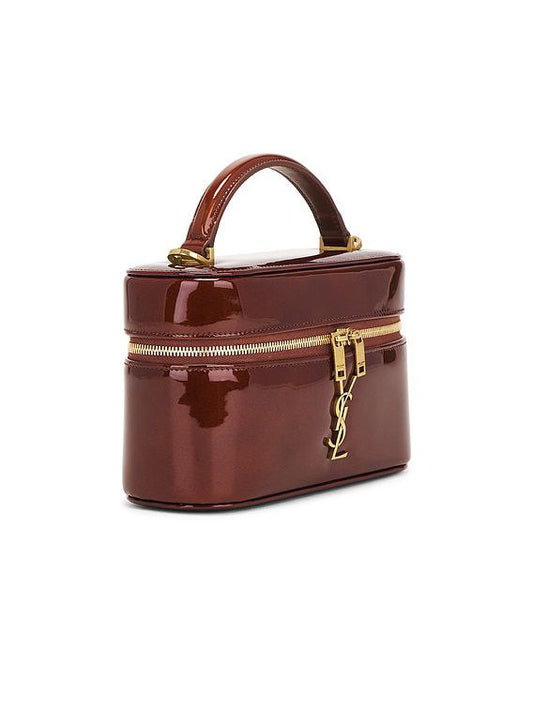 Cuero | Gaby Vanity Bag in Patent Leather