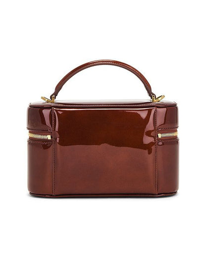 Cuero | Gaby Vanity Bag in Patent Leather