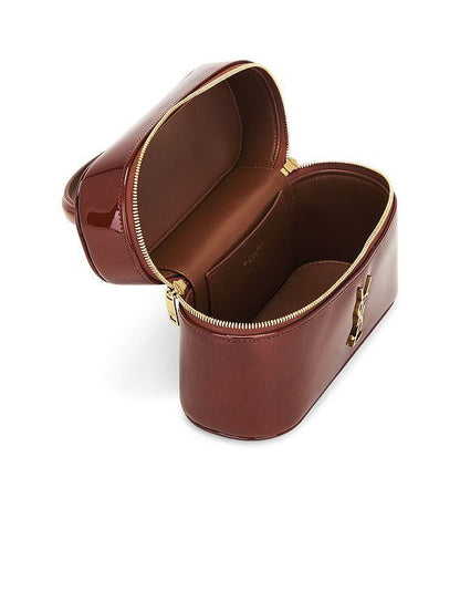 Cuero | Gaby Vanity Bag in Patent Leather