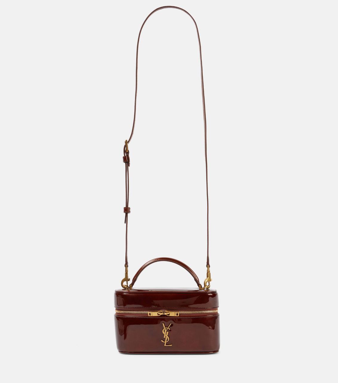 Cuero | Gaby Vanity Bag in Patent Leather