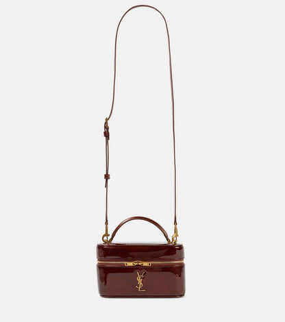 Cuero | Gaby Vanity Bag in Patent Leather